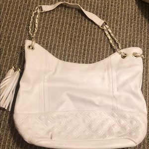 White and Gold Purse